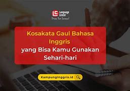 Booking Bahasa Gaul